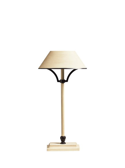 OKA Mini Grisewood Rechargeable Portable Table Lamp, Vellum, Vellum