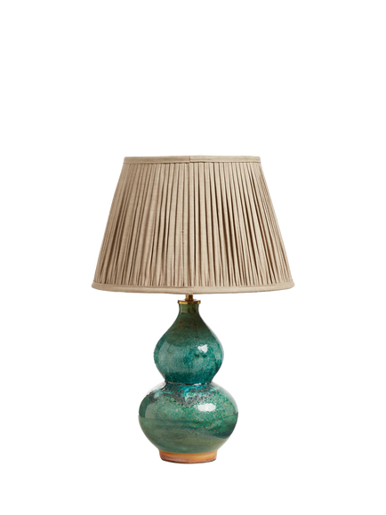 OKA Nephrite Ceramic Table Lamp Base, Antique Green, Antique Green