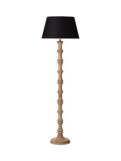 OKA Brummundal Mango Wood Floor Lamp Base, Natural, Natural