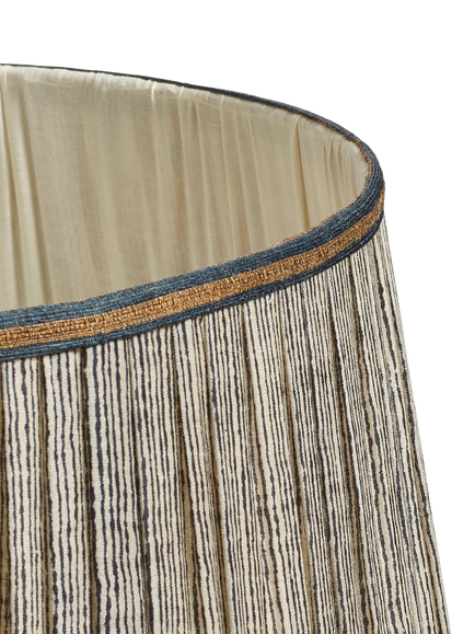 OKA Callot Lampshade, 35cm, Black/Gold - view 2, Black/Gold