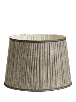 OKA Callot Lampshade, 45cm, Black/Gold, Black/Gold