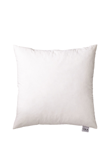 OKA Square Duck Feather Cushion Pad, 51 x 51cm, White