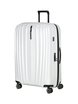 Samsonite Nexis 82cm Expandable 8-Wheel Spinner Suitcase, 134/147L, Cotton White