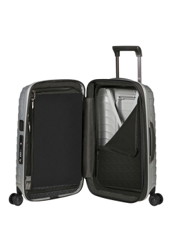 Samsonite Proxis Spinner 55cm 4-Wheel 35cm Wide Expandable Cabin Case - view 2, Silver