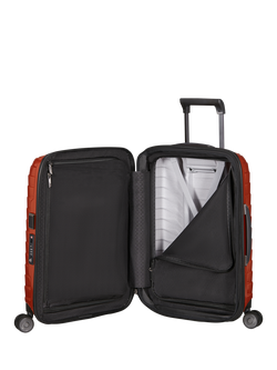 Samsonite Proxis 55cm, 40cm Wide Expandable 4-Wheeled Cabin Suitcase 40/46L - view 2, Flame