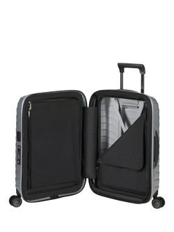 Samsonite Proxis 40cm Expandable 8-Wheel Cabin Suitcase, 40/46L - view 2, Silver