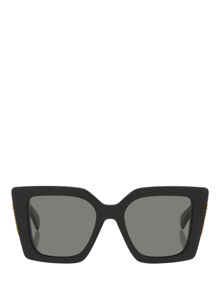 GUCCI GC002725 Women's Butterfly Sunglasses - view 2, Black/Grey