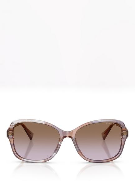 Ralph Lauren Ralph by Ralph Lauren RA5351 Women's Square Sunglasses, Brown/Brown - view 2, Brown/Brown