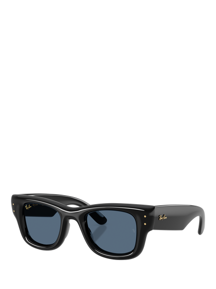 Ray-Ban RB4940601 Unisex Square Sunglasses, Black, Black