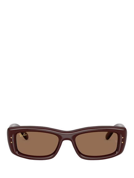 Ray-Ban RB4944 Unisex Pillow Sunglasses, Brown/Brown, Brown/Brown