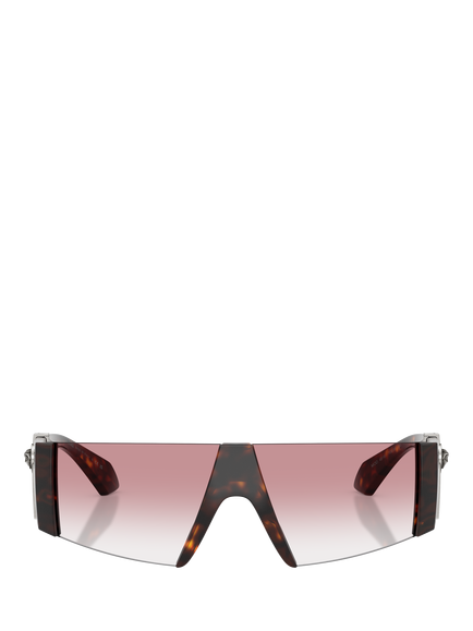 Versace VE4516108 Women's Rectangular Sunglasses, Havana - view 2, Havana