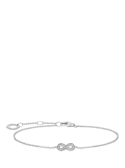THOMAS SABO Infinite Love Cubic Zirconia Bracelet, Silver, Silver