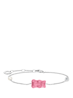 THOMAS SABO x Haribo Goldbear Chain Bracelet, Pink/Silver, Pink/Silver