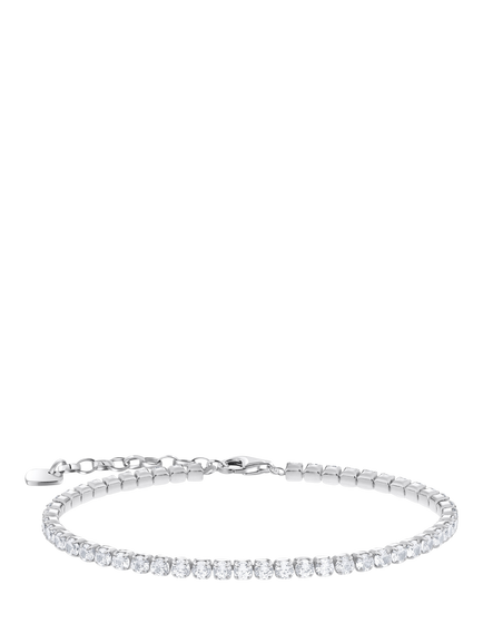 THOMAS SABO Cubic Zirconia Tennis Bracelet, Silver, Silver