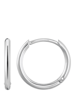 THOMAS SABO Minimalist Hoop Earrings, Silver, Silver