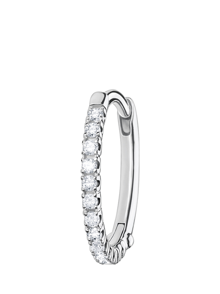 THOMAS SABO Cubic Zirconia Single Ear Hoop Earring, Silver, Silver