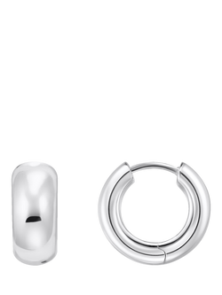 THOMAS SABO Essentials Hoop Earrings, Silver, Silver
