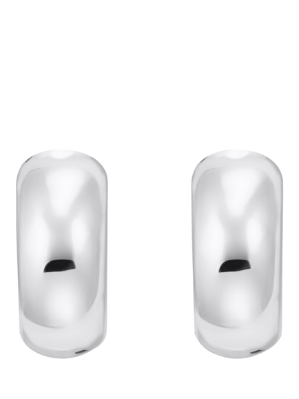 THOMAS SABO Essentials Hoop Earrings, Silver - view 2, Silver