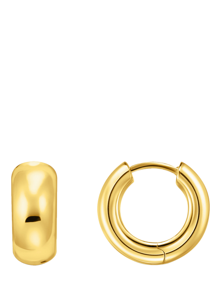 THOMAS SABO Essentials Hoop Earrings, Yellow Gold, Yellow Gold