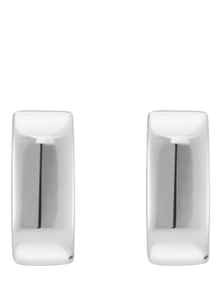 THOMAS SABO Essentials Squared Hoop Earrings, Silver - view 2, Silver