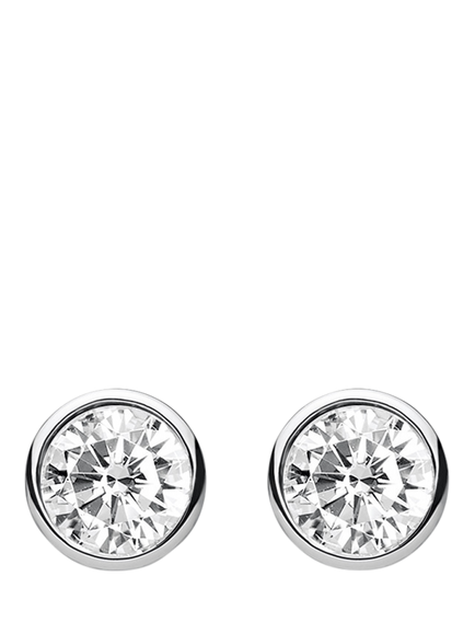 THOMAS SABO Cubic Zirconia Stud Earrings, Silver - view 2, Silver