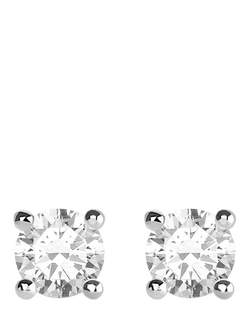 THOMAS SABO Zirconia Stud Earrings, Silver, Silver/Black