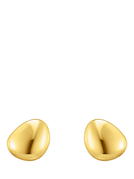 THOMAS SABO Essentials Stud Earrings, Yellow Gold - view 2, Yellow Gold