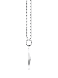 THOMAS SABO Tree of Love Cubic Zirconia Pendant Necklace, Silver - view 2, Silver