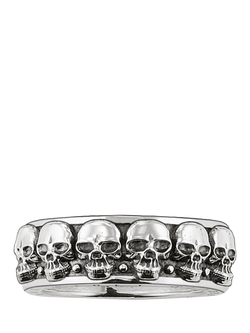 THOMAS SABO Men's Rebel At Heart Skull Ring, Silver, U, Silver
