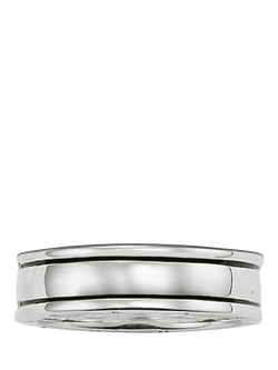 THOMAS SABO Blackened Sterling Silver Band Ring, Silver, Silver