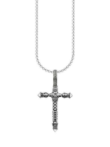 THOMAS SABO Cross Pendant, Silver - view 2, Silver