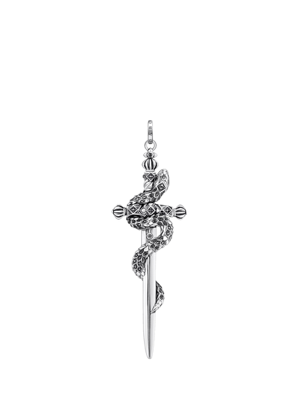 THOMAS SABO Mystic Snake Sword Pendant, Silver, Silver