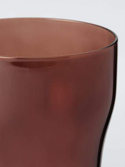 John Lewis Lule Glass Highball, 435ml, Brown - view 2, Brown