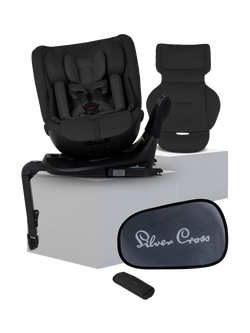 Silver Cross Motion 3 iSize Baby Car Seat, Black, Black