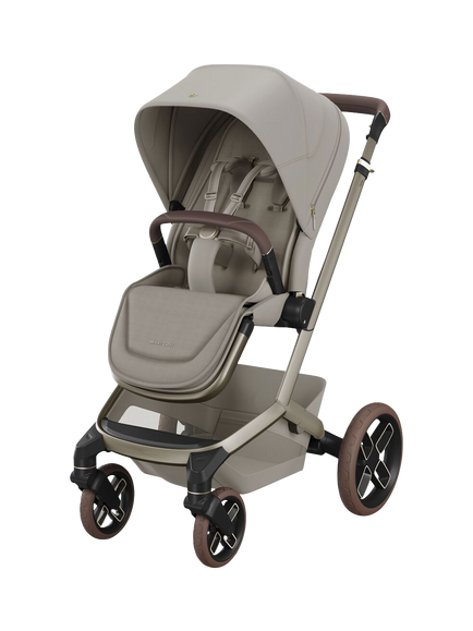 Maxi-Cosi Fame Pushchair, Carrycot, & Accessories with Pebble Slide Pro Car Seat, Pearl XL Slide Pro Car Seat & FamilyFix Slide Pro Base Bundle, Sapphire Sand - view 2, Sapphire Sand