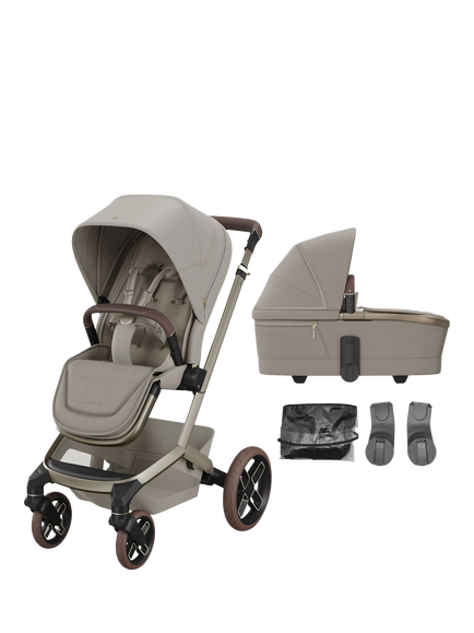 Maxi-Cosi Fame Pushchair, Carrycot and Accessories Bundle, Sapphire Sand, Sapphire Sand