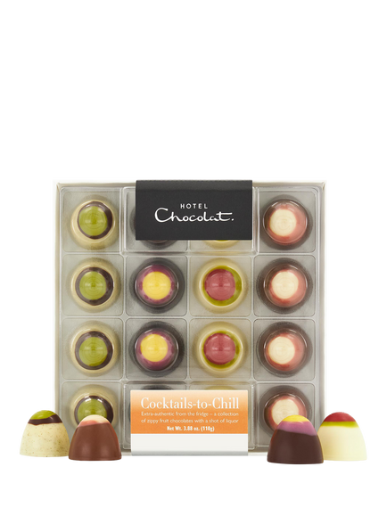 Hotel Chocolat Cocktails To Chill 16-Piece Chocolate Box, 110g, Multi