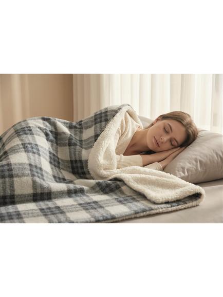 Dreamland Nap Time Electric Warming Sherpa Blanket, Blue - view 2, Blue
