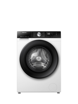 Hisense WF3S9043BW3 Freestanding Washing Machine, 9kg Load, 1400rpm Spin, White, White
