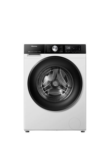 Hisense 3S Series WD3S1043BW3 Freestanding Washer Dryer, 10.5kg/6kg, 1400rpm Spin, White, White
