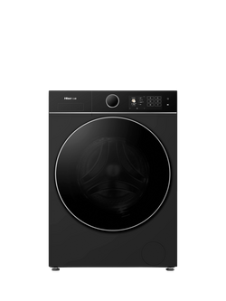 Hisense WD5I1045BBQ Freestanding Washer Dryer, 10.5kg/6kg Load, 1400rpm Spin, Black, Black
