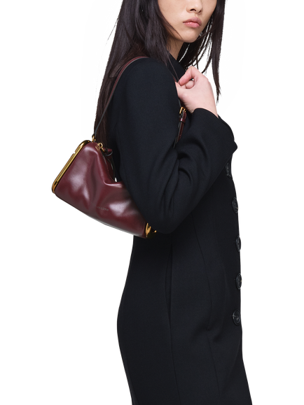 Marc Jacobs Scene Small Leather Shoulder Bag - view 2, Dark Port