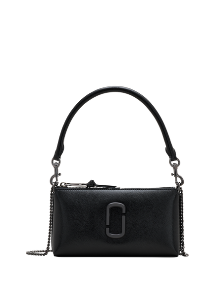 Marc Jacobs Snapshot Saffiano Leather Convertible Shoulder Bag, Black, Black