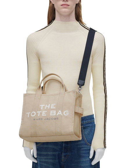 Marc Jacobs The Medium Tote Cotton Canvas Bag, Beige - view 2, Beige