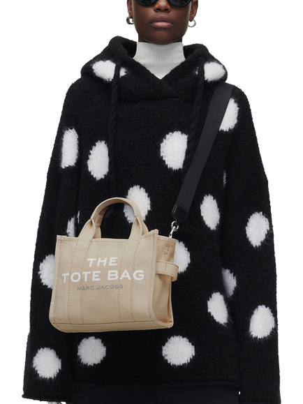 Marc Jacobs The Small Tote Cotton Canvas Bag, Beige - view 2, Beige
