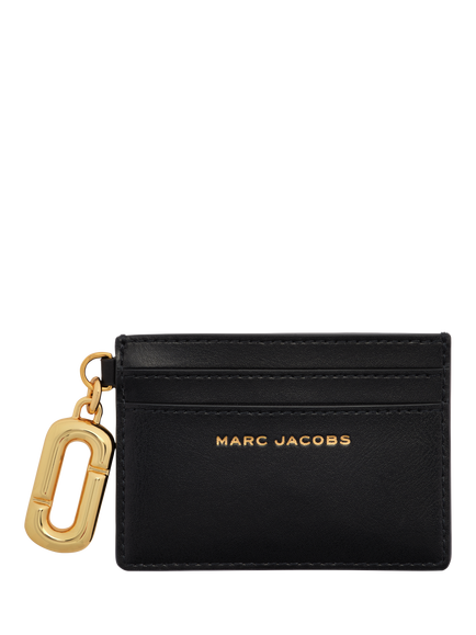 Marc Jacobs Leather Card Case, Black