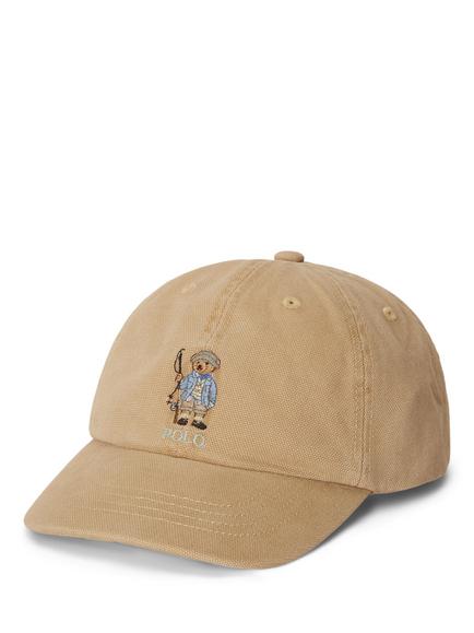 Ralph Lauren Kids' Polo Bear Cap, Tan, Tan