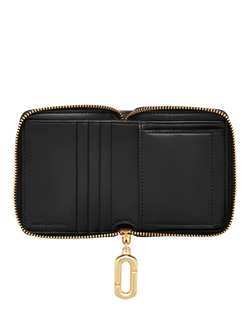 Marc Jacobs Slim Leather Wallet - view 2, Black