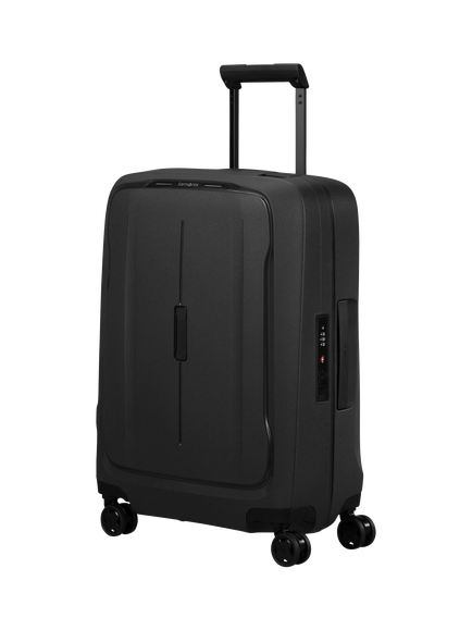 Samsonite Essens 55cm Zipped Expandable 8-Wheel Cabin Suitcase, 23/26L, Graphite