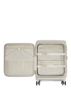 Samsonite Paralux 55cm Expandable 4-Wheel Cabin Suitcase, 46L - view 2, Stone Grey